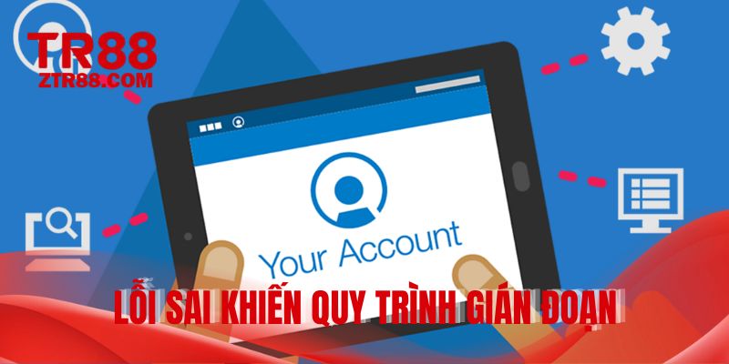 Lỗi sai khiến quy trình gián đoạn